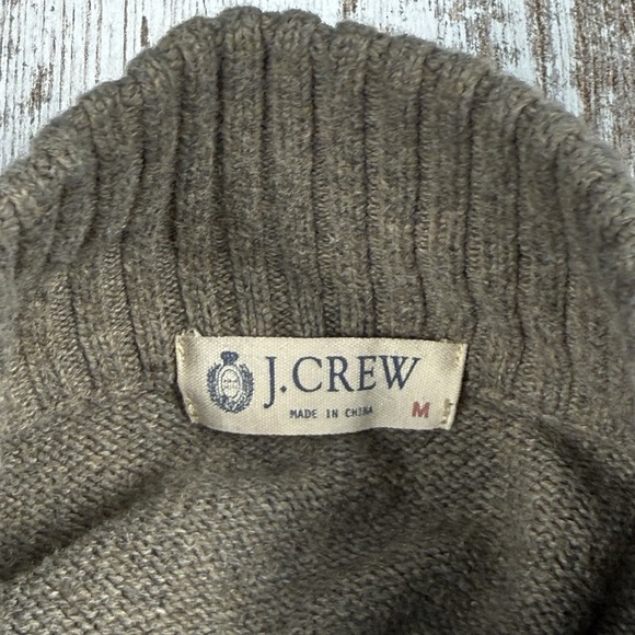 Men's J. Crew Cashmere Blend Sweater 1/4 Zip Sz M Casual Dad - Picture 4 of 10
